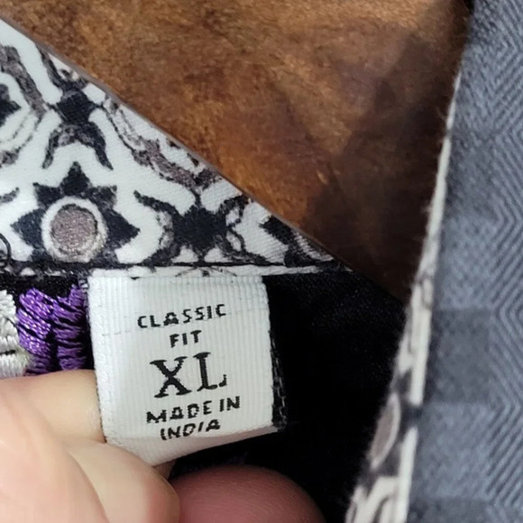 Robert Graham Mens Classic Fit Long Sleeve Checkered Button down Shirt‎ XL  27CT - Picture 7 of 10